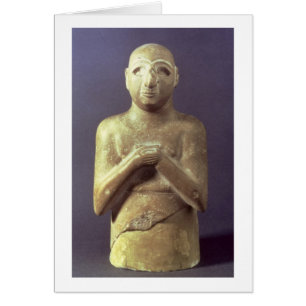 Statue of the God Utu, Mesopotamian, c.2400 BC (li