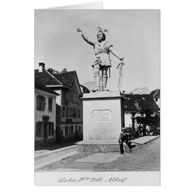 Statue of William Tell, c.1860-90 (Voorkant)