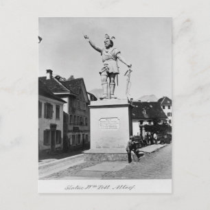 Statue of William Tell, c.1860-90 Briefkaart