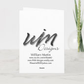 Statue patriotique de la liberté Carte de remercie (Dos)