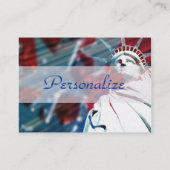 Statue patriotique des cartes de visite des (Dos)