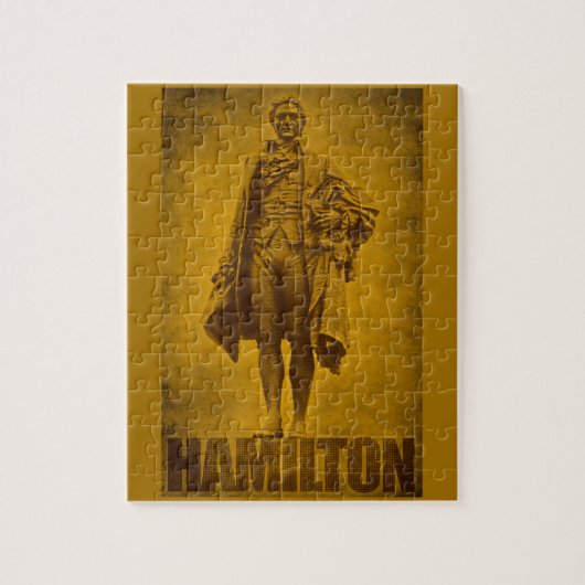 Statuesque Alexander Hamilton Design Legpuzzel (Verticaal)