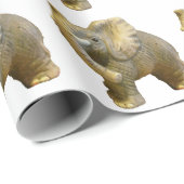 Statuette African Bull Elephant Cadeaupapier (Rol Hoek)