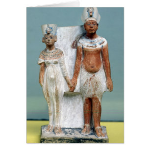 Statuette d'Amenophis IV et Nefertiti