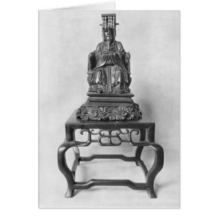 Statuette de Confucius comme Mandarin, Qing