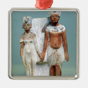 Statuette van Amenophis IV en Nefertiti Metalen Ornament