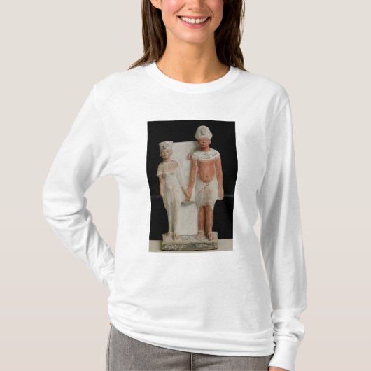 Statuette van Amenophis IV en Nefertiti T-shirt (Voorkant)