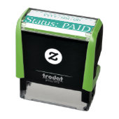 "Status: BETAALD" Rubberstempel Zelfinktende Stempel (Product)