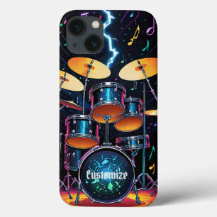 Status Cymbals Drum Set iPhone 13 Hoesje