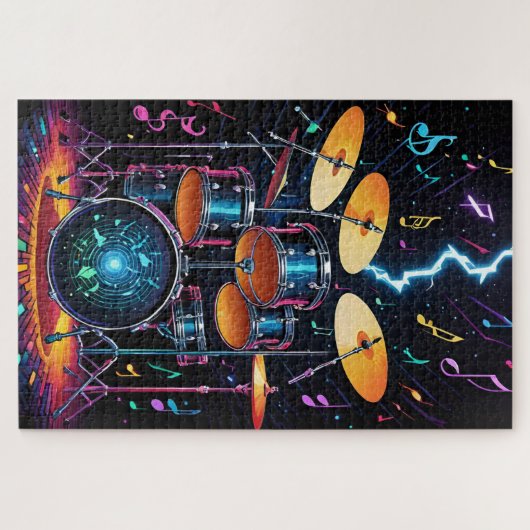 Status Cymbals Drum Set Legpuzzel (Horizontaal)