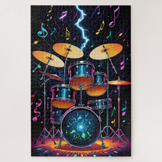 Status Cymbals Drum Set Legpuzzel (Verticaal)