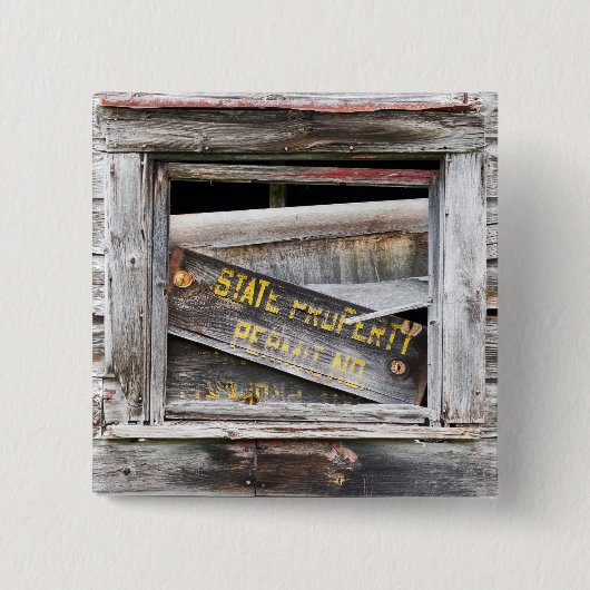 Status-eigendom Vierkante Button 5,1 Cm (Voorkant)