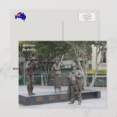 Status in Brisbane, Australië Briefkaart (Voorkant / Achterkant)