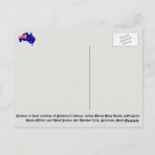 Status in Brisbane, Australië Briefkaart (Achterkant)