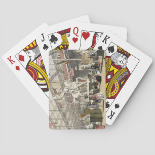 Status in het Belgische deel van de Grote Exhibi Pokerkaarten