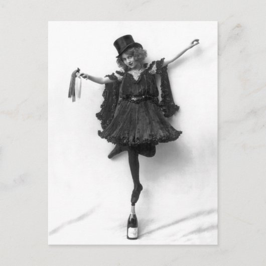 Status op Champagne Briefkaart (Voorkant)