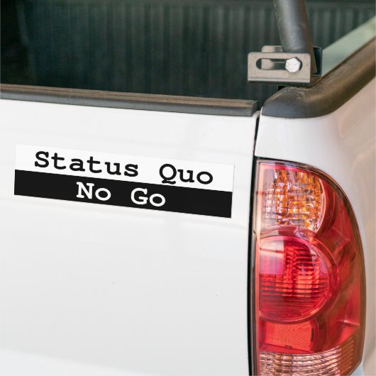 Status Quo Bumpersticker (Op Truck)