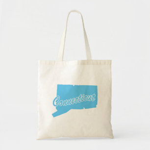Status van Connecticut-vorm Tote Bag