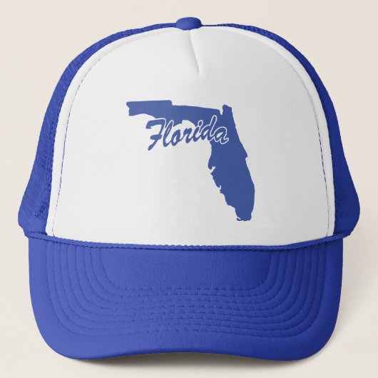 Status van Florida Shape Trucker Hat Pet (Voorkant)