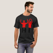 Status van Ohio Pride Script-tekst T-shirt (Voorkant volledig)