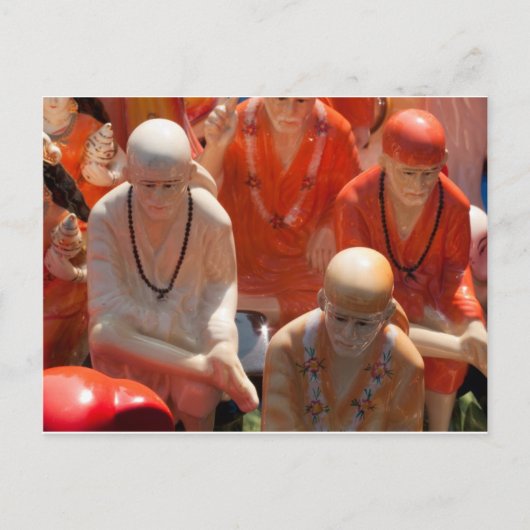 Status van Sai Baba Briefkaart (Voorkant)