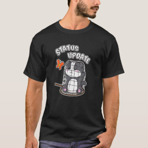 Statusupdate Cute Kitten Kitty Kat Gevangen In Net T-shirt