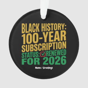 Statut d'abonnement à l'histoire noire de 100 ans