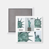 Statut de la liberté Magnet (Recto/Verso)