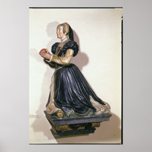 Statuut van Antoinette de Fontette Poster