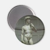 Statuut van David van Michelangelo Magneet (Voorkant / Achterkant)