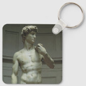 Statuut van David van Michelangelo Sleutelhanger (Achterkant)