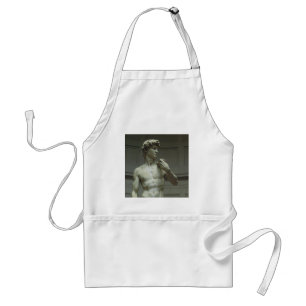 Statuut van David van Michelangelo Standaard Schort