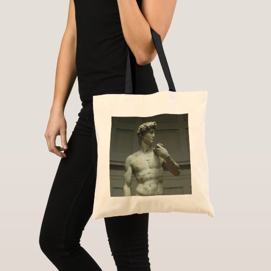 Statuut van David van Michelangelo Tote Bag (Voorkant (product))