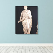 Statuut van de Caesar Augustus Canvas Afdruk (Insitu (Houten vloer))