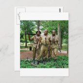 Statuut van de drie onderaannemers | Vietnam Solda Briefkaart (Voorkant / Achterkant)