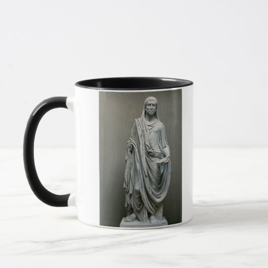 Statuut van de keizer Maxentius (306-312 AD) als P Mok (Links)