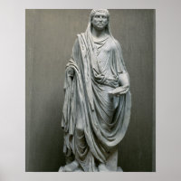 Statuut van de keizer Maxentius (306-312 AD) als P