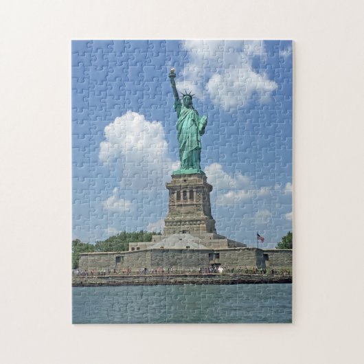 Statuut van de Liberty Puzzle Legpuzzel (Verticaal)