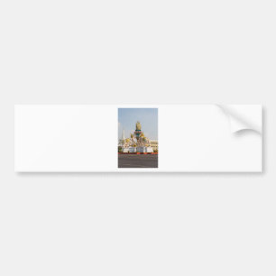 Statuut van de roze olifanten Bangkok Thailand Bumpersticker