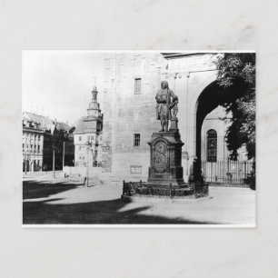 Statuut van Johann Sebastian Bach Briefkaart