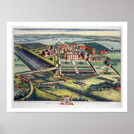 Staunton Harold in het graafschap Leicester Poster (Voorkant)