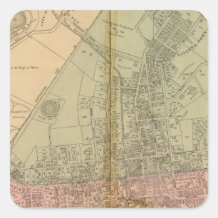 Staunton Vierkante Sticker