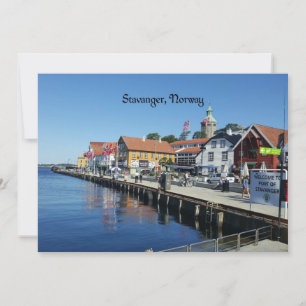Stavanger, Noorse schilderachtig foto, Kaart