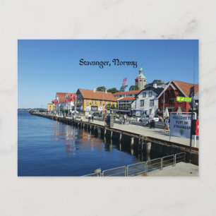 Stavanger, Noorwegen Briefkaart