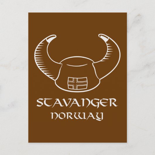 Stavanger Norway Viking Pet Briefkaart (Voorkant)