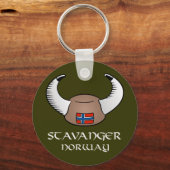 Stavanger Norway Viking Pet Sleutelhanger (Voorkant)