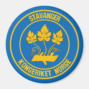 Stavanger Round Emblem Magneet