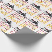 Staven op het spoor cadeaupapier (Hoek)