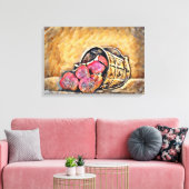 Stawberry Canvas Afdruk (Insitu (Woonkamer))