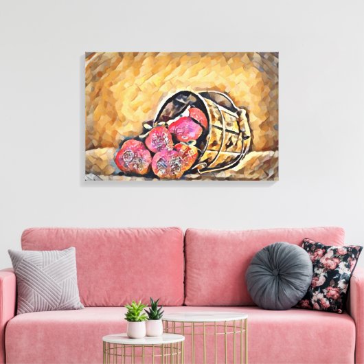 Stawberry Canvas Afdruk (Insitu (Woonkamer))